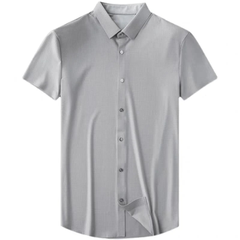 Men's Textured Half Sleeve Shirt - Goamen