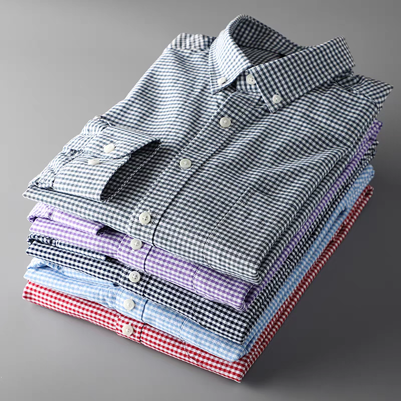 Men's Purple Full Sleeve Shirt - Goamen