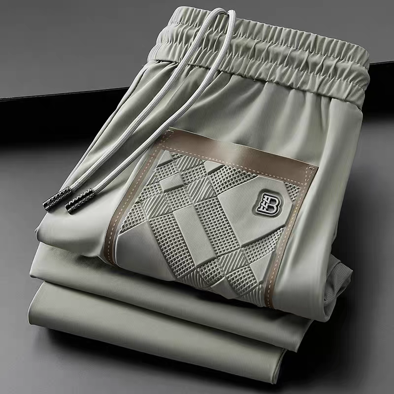 Goamen Beige Elite Textured Pocket Joggers