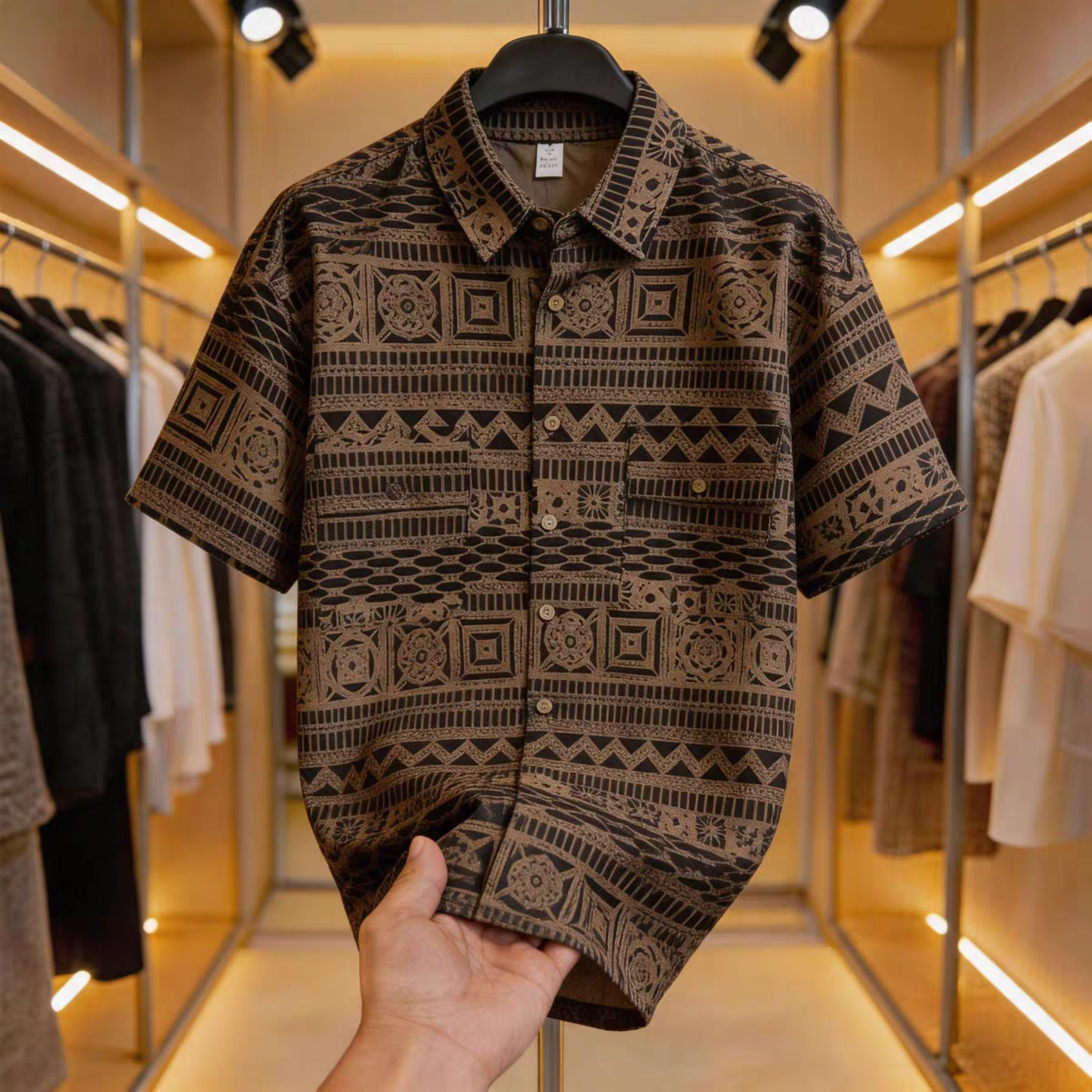 Goamen Tribal Heritage Printed Half Sleeve Shirt