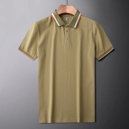 Brown Imported Half Sleeve Polo T-Shirt - Goamen