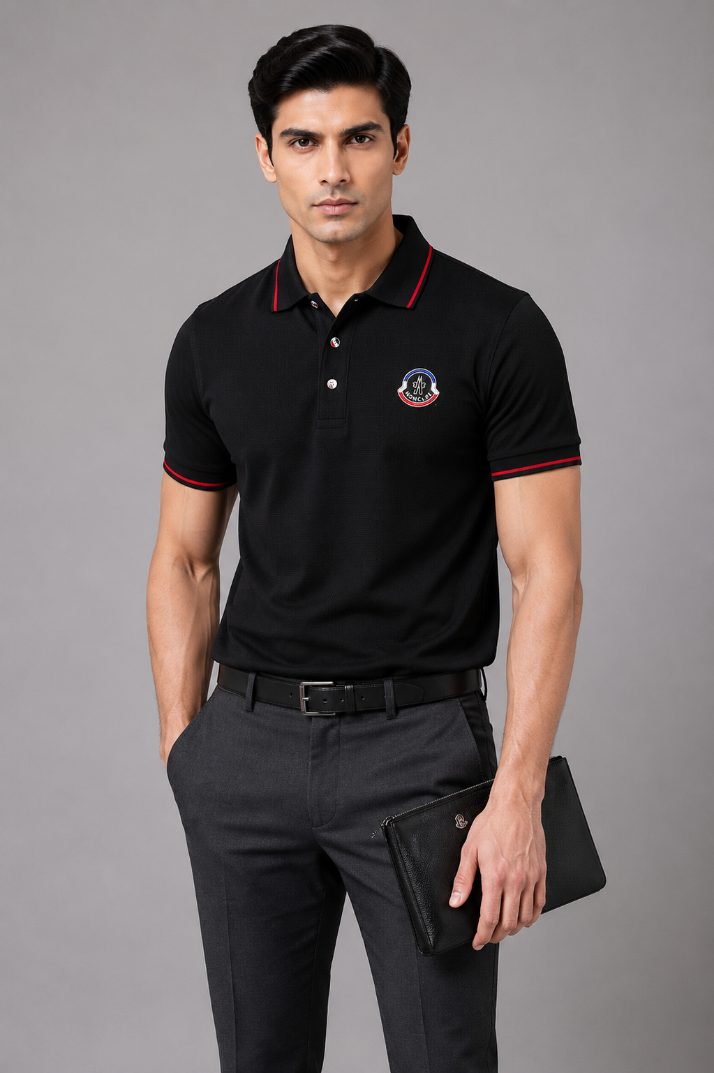Goamen Midnight Riviera Polo – Black
