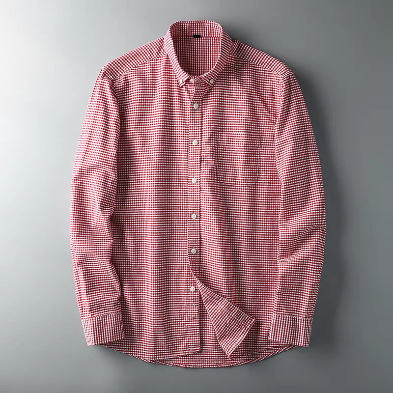 Men's Checked Full Sleeve Shirt - Goamen