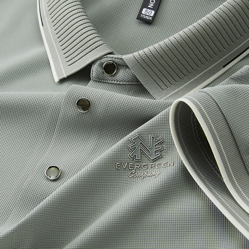 AeroFlex Gray Stitchless Polo T-Shirt - Goamen