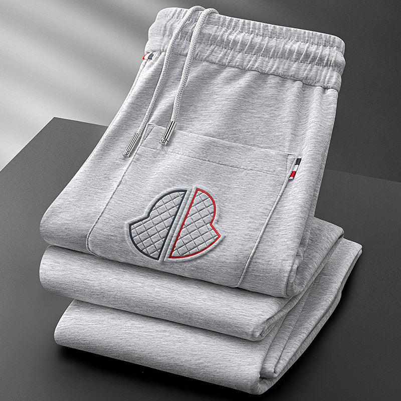 Goamen Heartline Premium Joggers – Light Grey