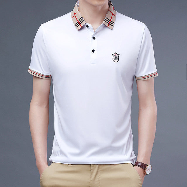 Burberry White Cotton Half Sleeve T-Shirt - Goamen