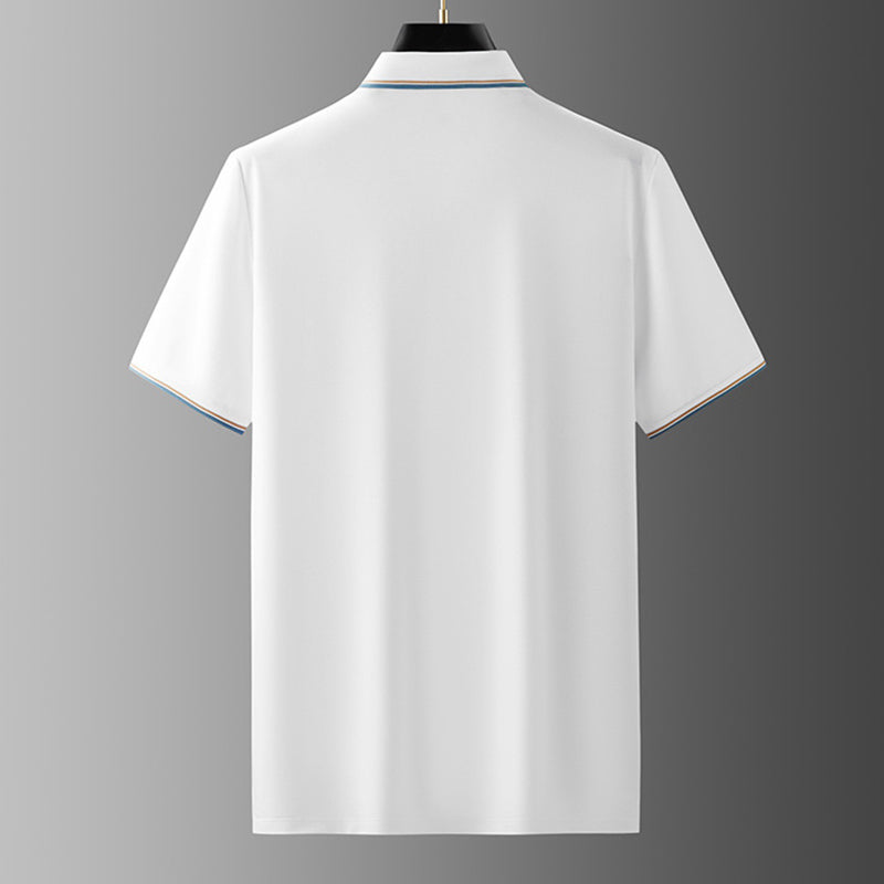 White Imported Fabric Half Sleeve T-Shirt - Goamen