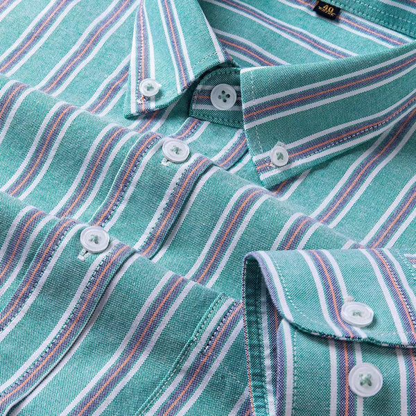 Men's Striped Full Sleeve Shirt - Goamen