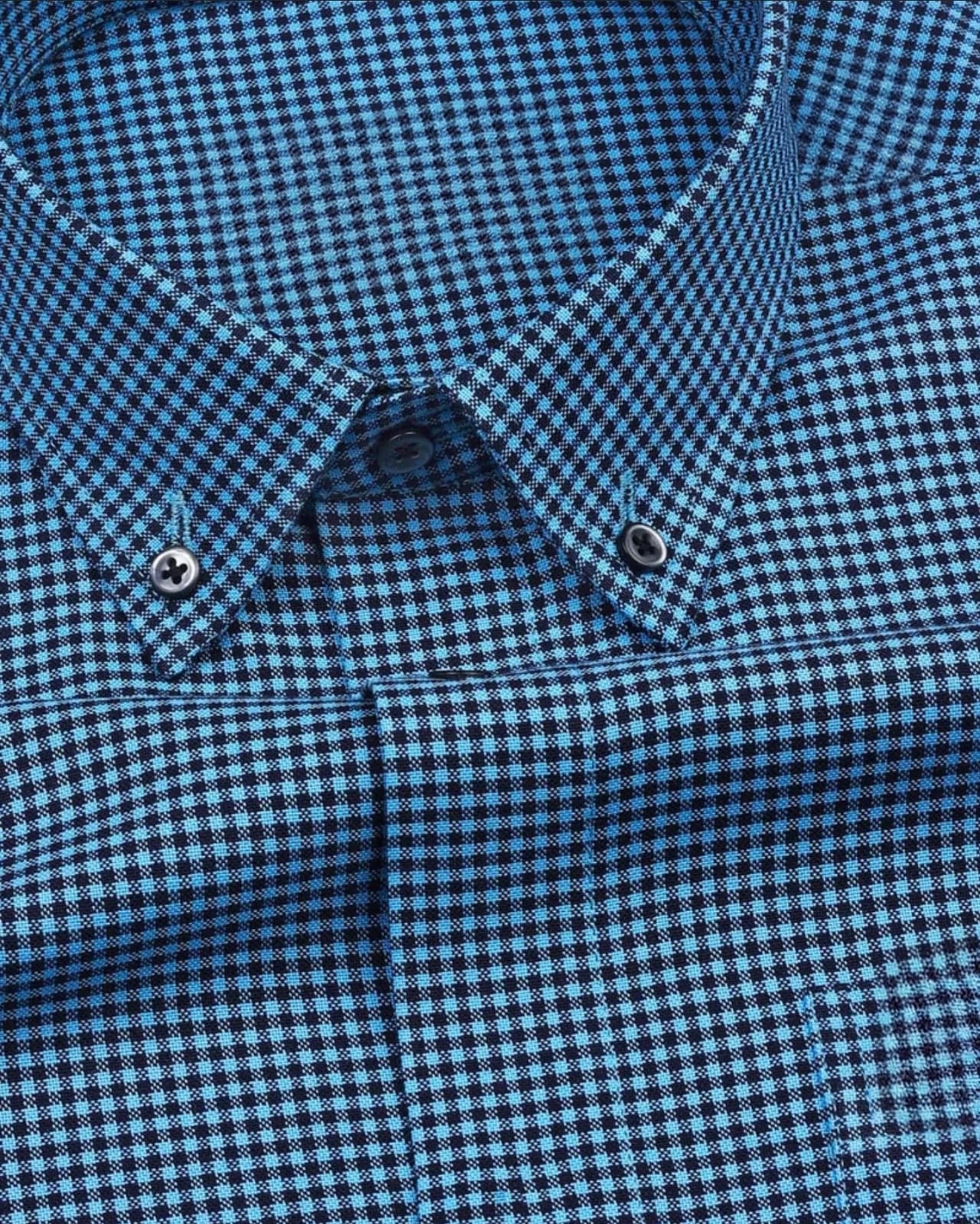 Men's Grey Regular Fit Checks Full Sleeve Shirt - Goamen