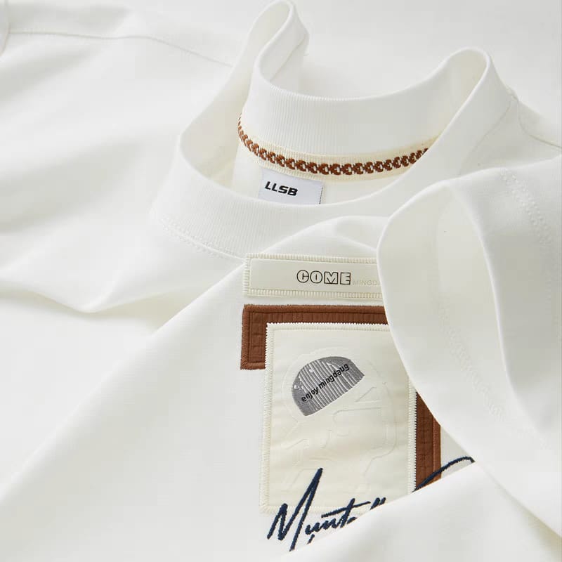 Men's White Round Neck Half Sleeve T-Shirt - Goamen
