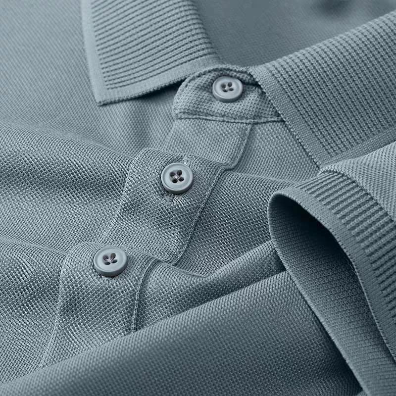Men's Rama Saltbox Seamless Ribbed Polo T-Shirt - Goamen