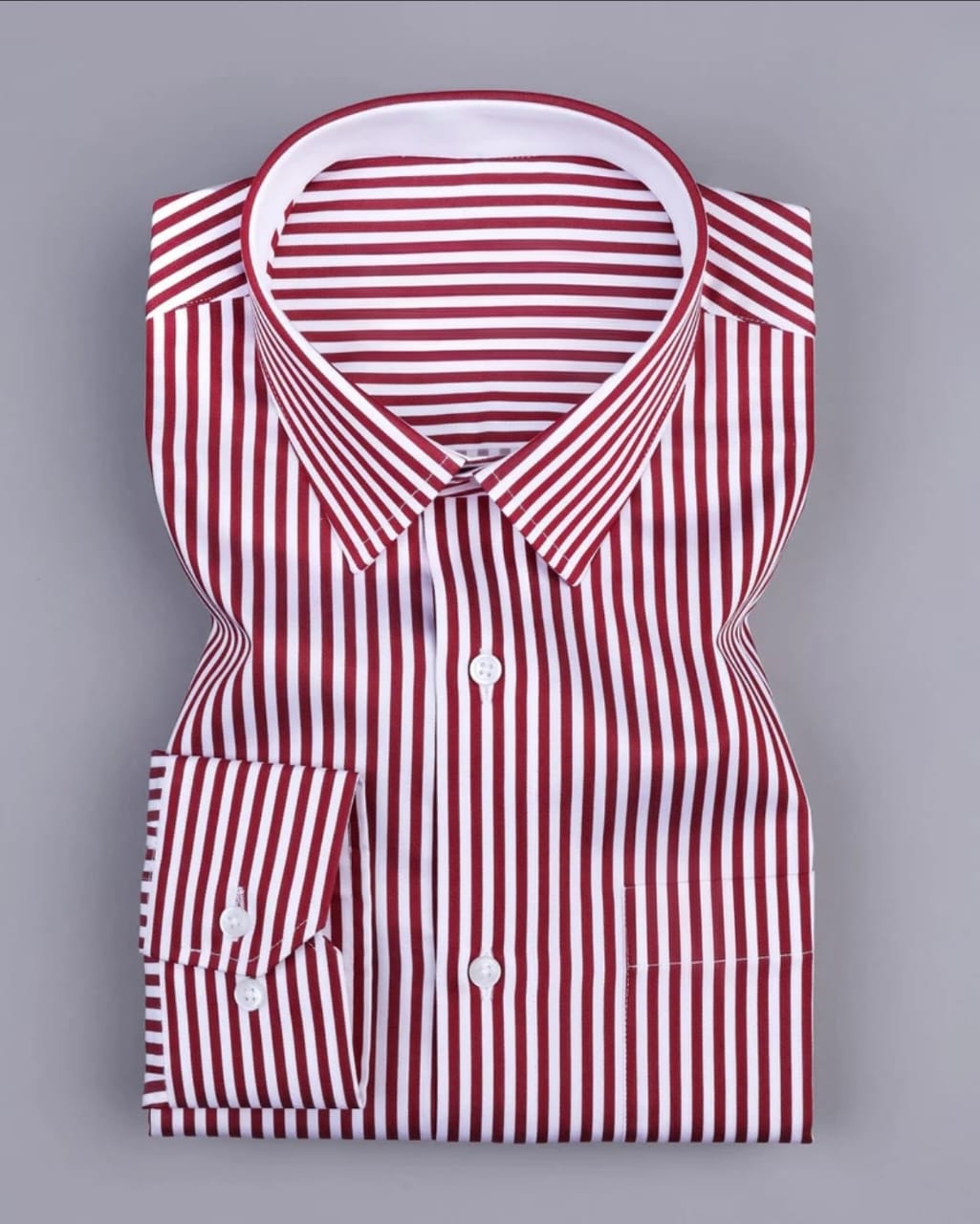 Men's Red Lining Full Sleeve Shirt - Goamen