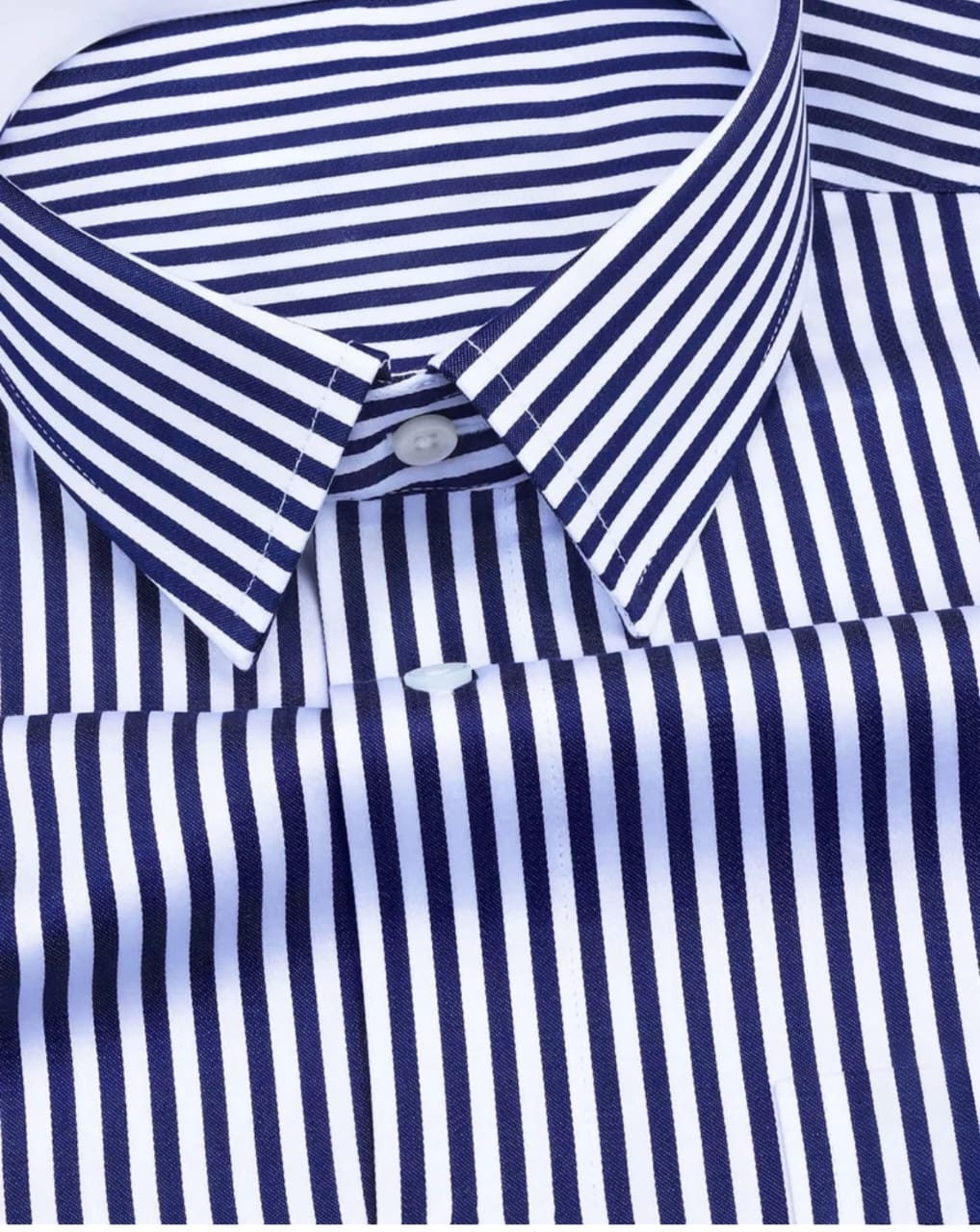 Men's Navy Lining Full Sleeve Shirt - Goamen