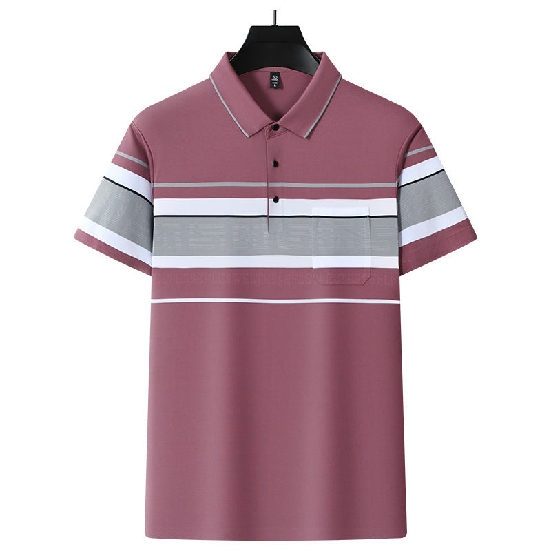 Men's Pink Regular Fit Half Sleeve T-Shirt - Goamen