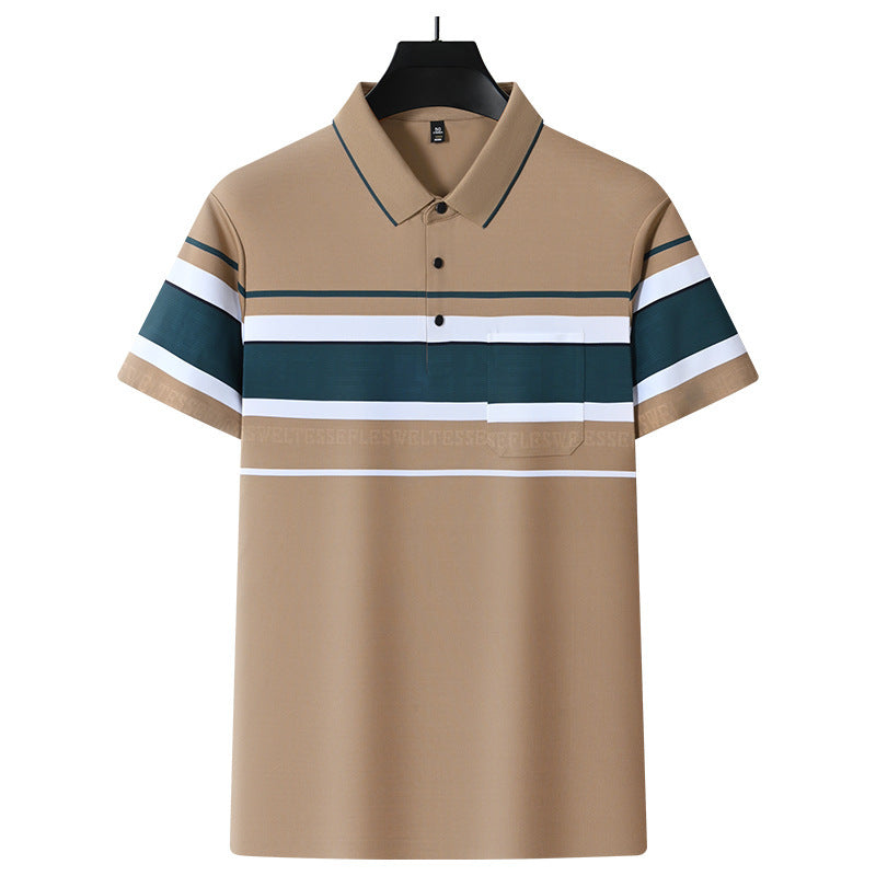 Men's Brown Regular Fit Half Sleeve T-Shirt - Goamen