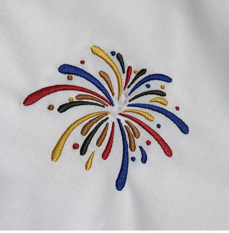 Men's White Embroidered Logo Shirt - Goamen