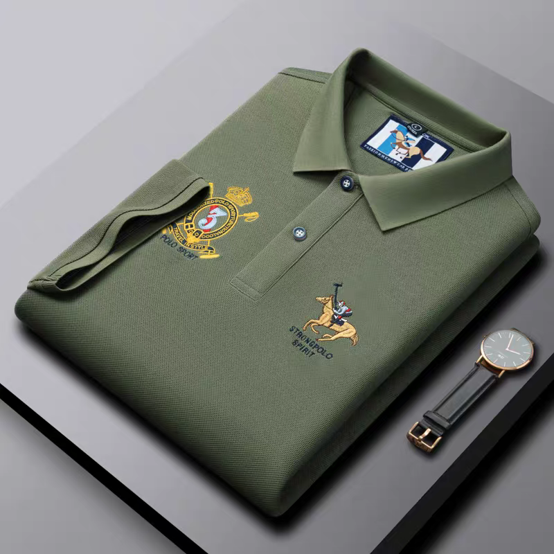 Men’s Premium Green Polo T-Shirt – Polo Spirit Edition