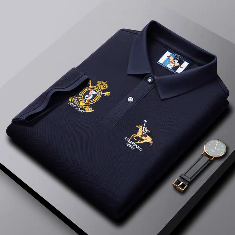 Men’s Premium Navy Blue Polo T-Shirt – Polo Spirit Edition
