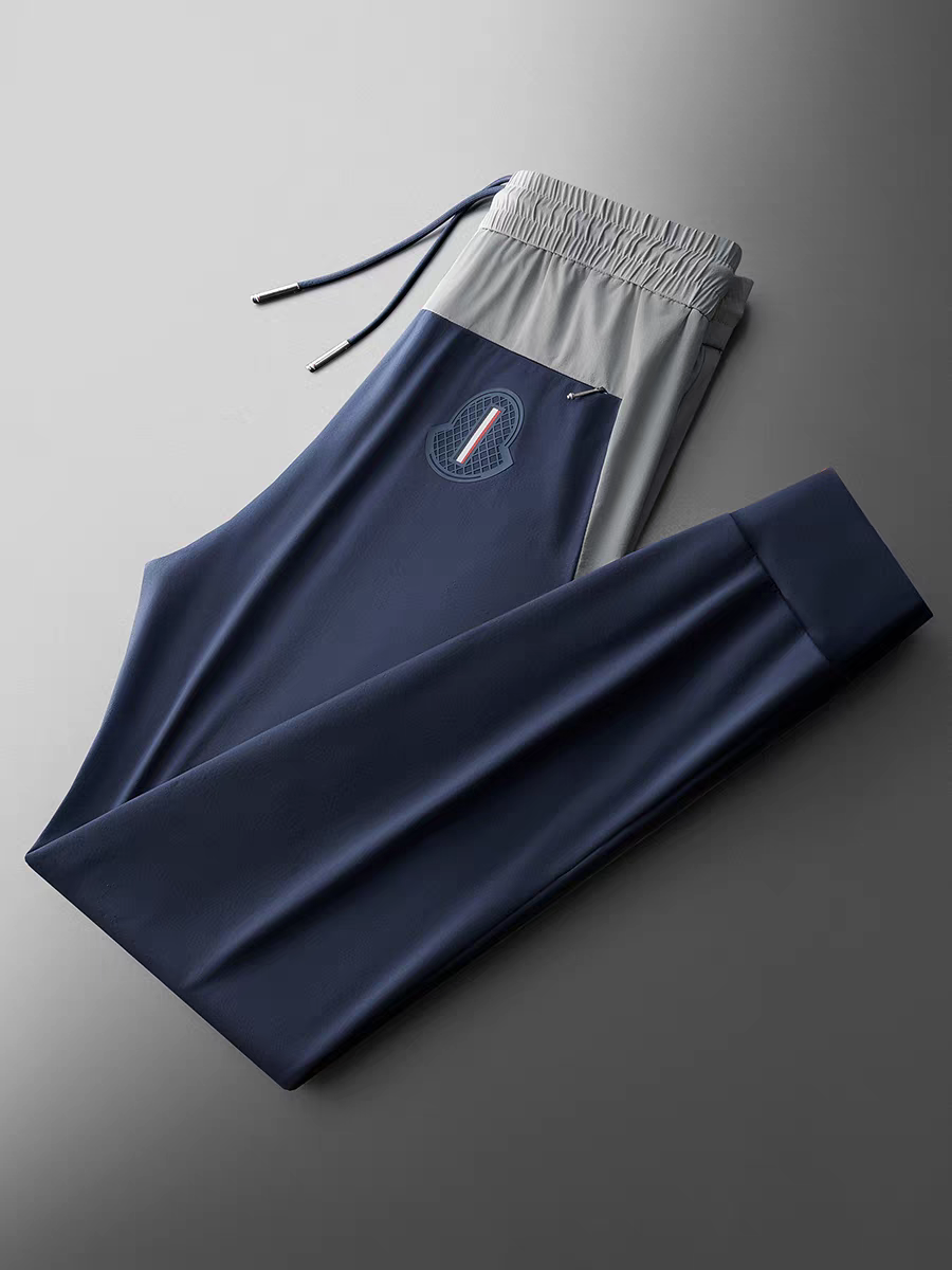 Men’s Navy Blue Premium Two-Tone Track Pant