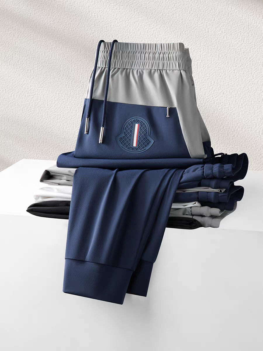 Men’s Navy Blue Premium Two-Tone Track Pant