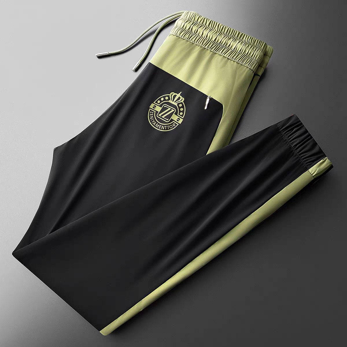 Goamen Premium Joggers – Black & Olive Edition