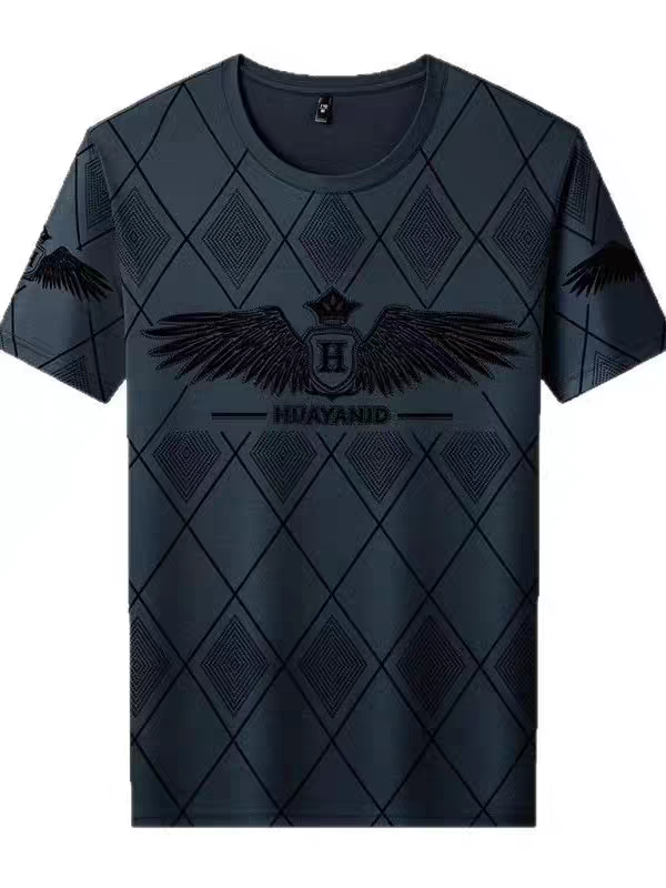 Royal Crest Embellished Printed T-Shirt