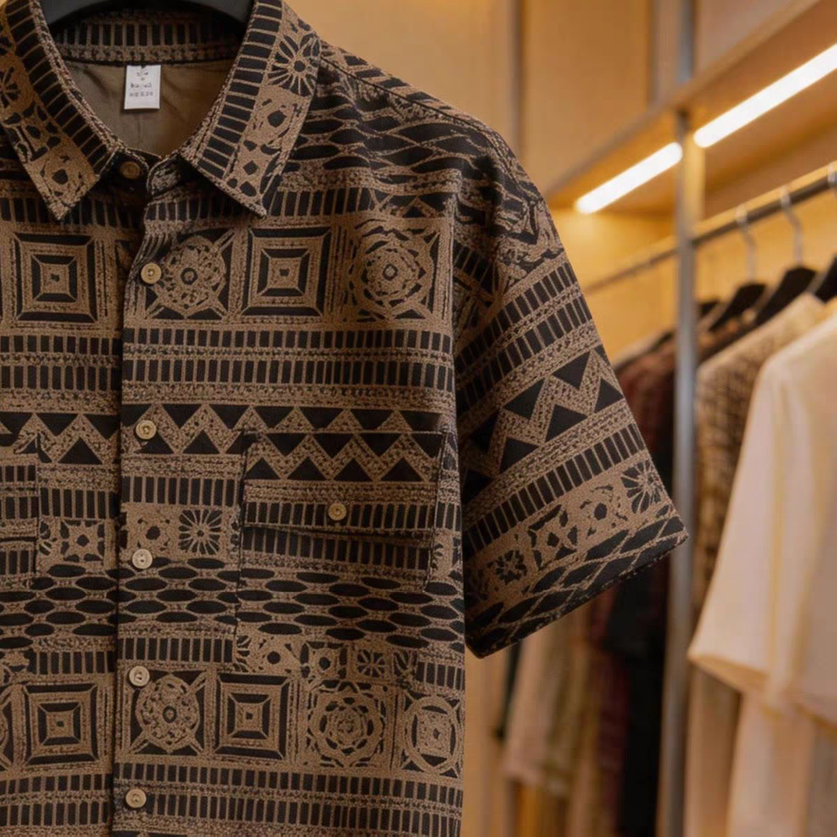 Goamen Tribal Heritage Printed Half Sleeve Shirt
