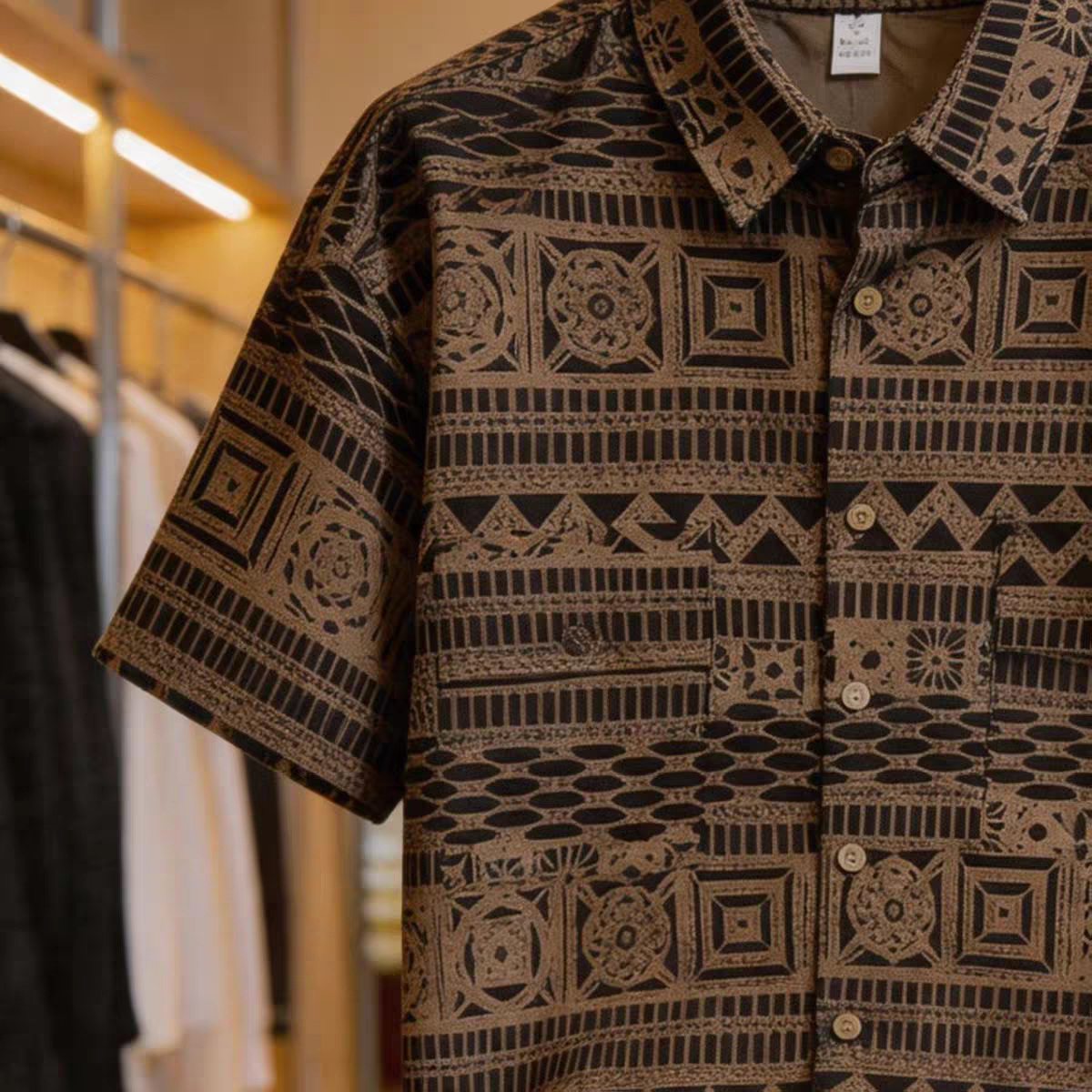Goamen Tribal Heritage Printed Half Sleeve Shirt