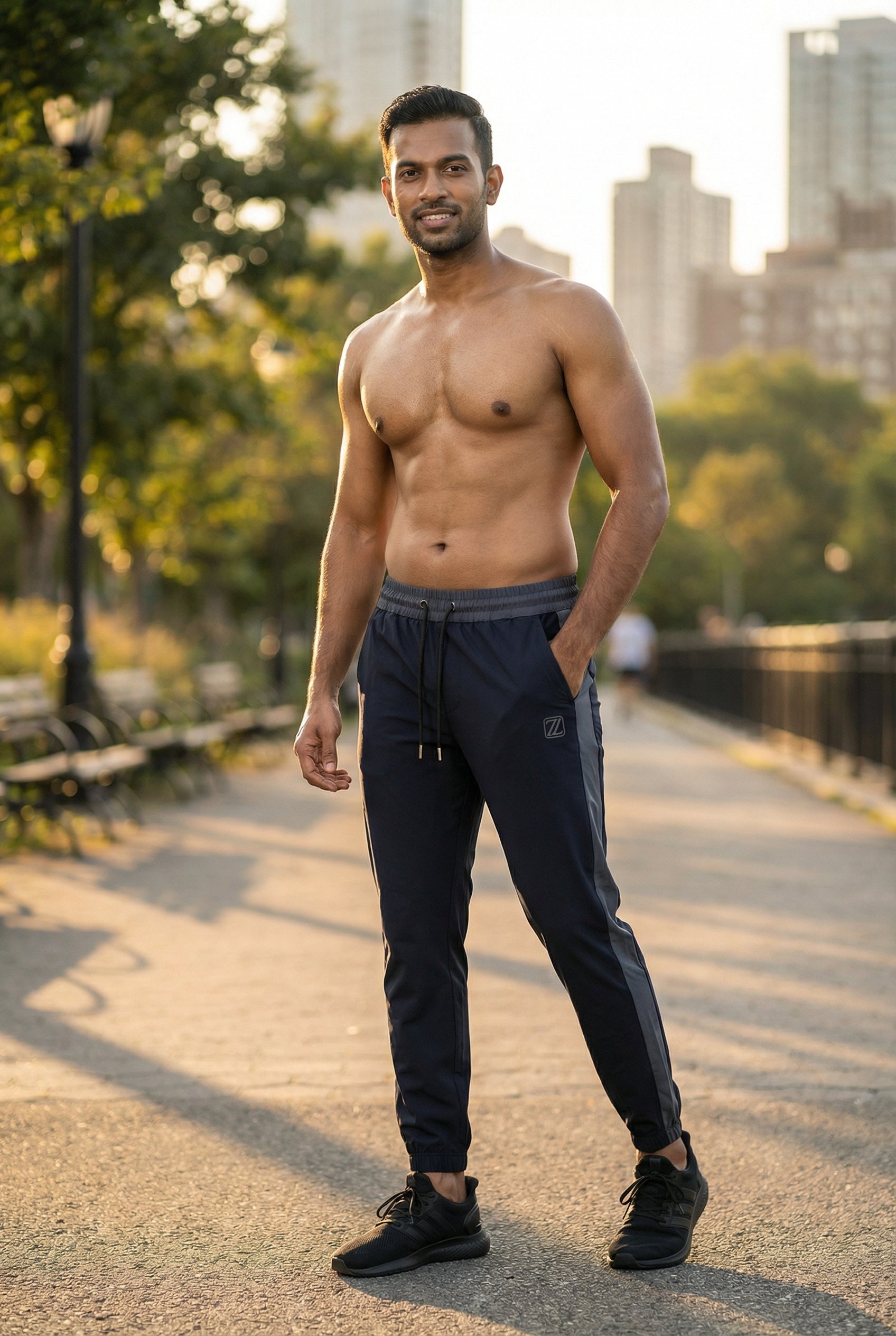 Goamen Navy Performance Joggers – Style Meets Comfort